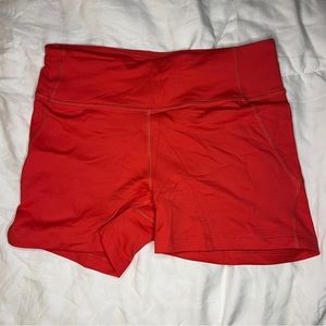NWOT Outdoor Voices red SuperForm shorts size M